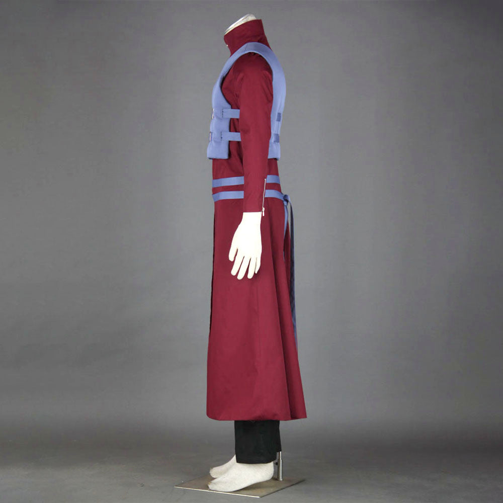 Anime Desert Village Sand Control Ninja Cosplay Red Costume Outfit for Men Kids product image 5