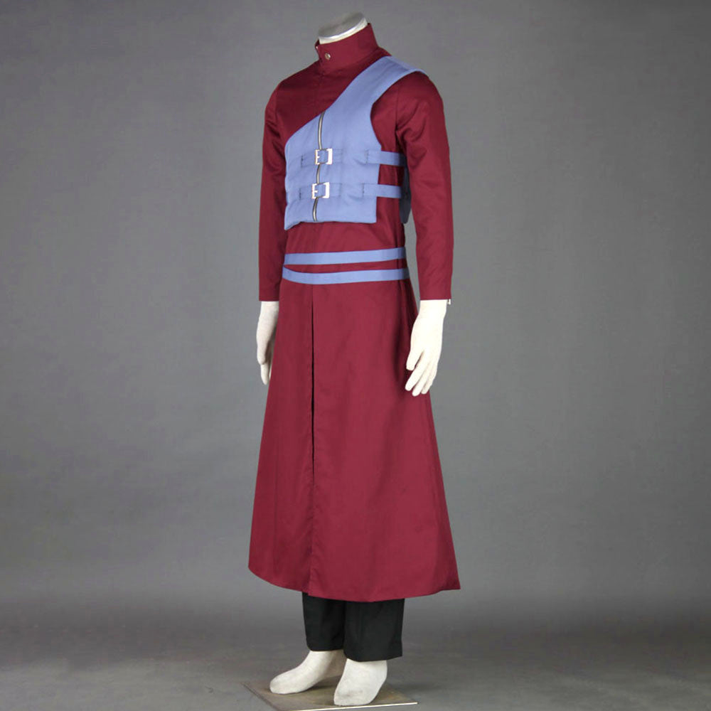 Anime Desert Village Sand Control Ninja Cosplay Red Costume Outfit for Men Kids product image 6