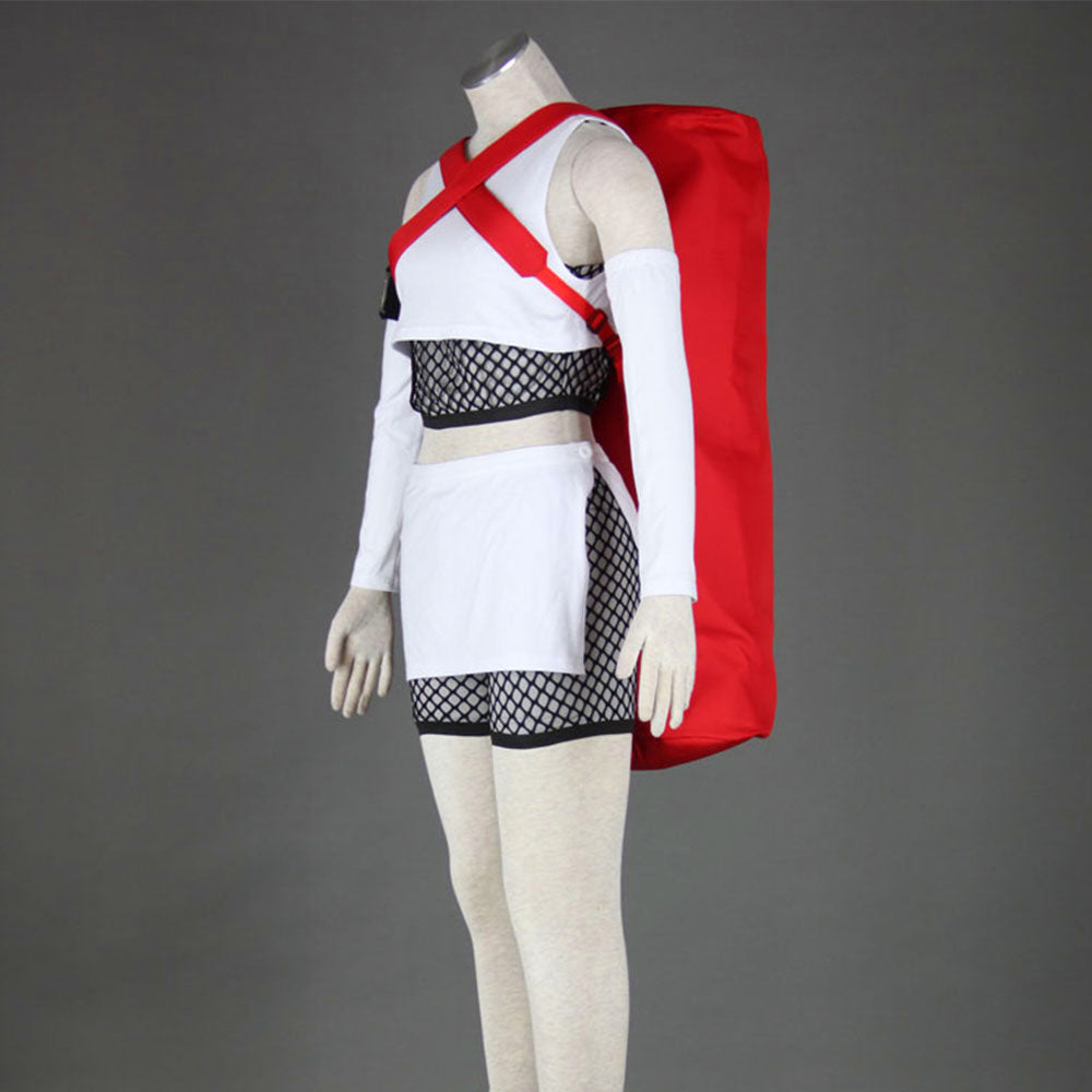 Anime 7-Tailed Insect Warrior Ninja Cosplay Costume with Sandals for Women Kids product image 9