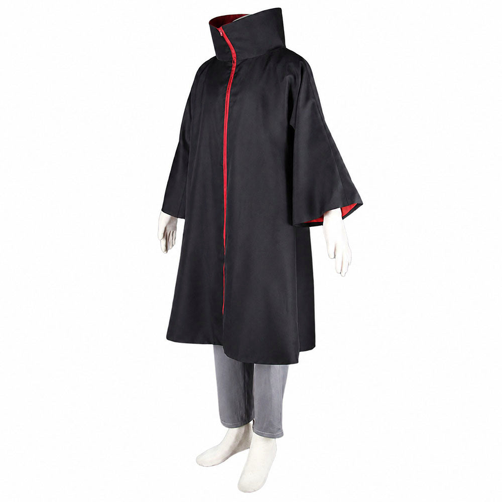 Red Clouds Option-Anime Five Hearts Bounty Hunter Ninja Cosplay Cosume Cloak Set with Full Mask for Adults Kids product image 1
