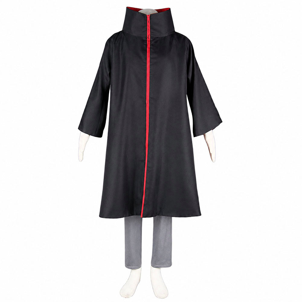 Red Clouds Option-Anime Five Hearts Bounty Hunter Ninja Cosplay Cosume Cloak Set with Full Mask for Adults Kids product image 2