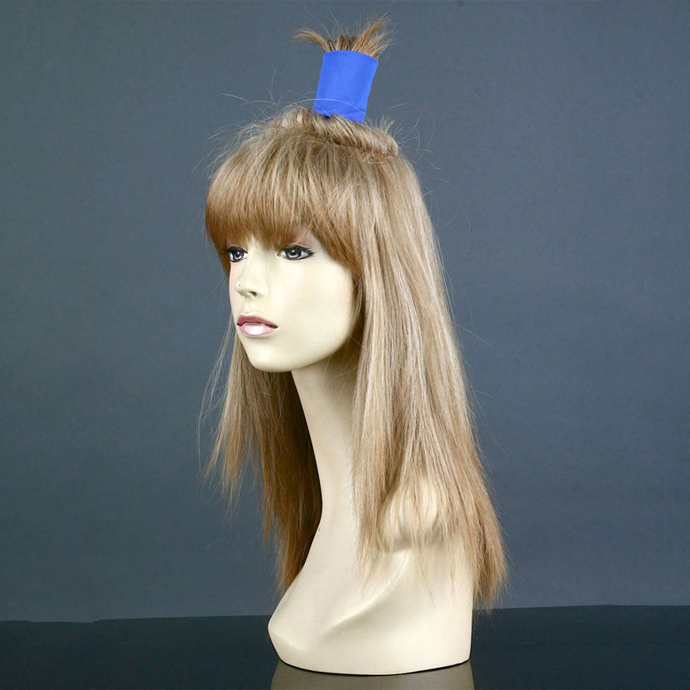 Anime Water Village Leader Cosplay Costume Blue Dress with Leader Hat for Women Kids product image 4