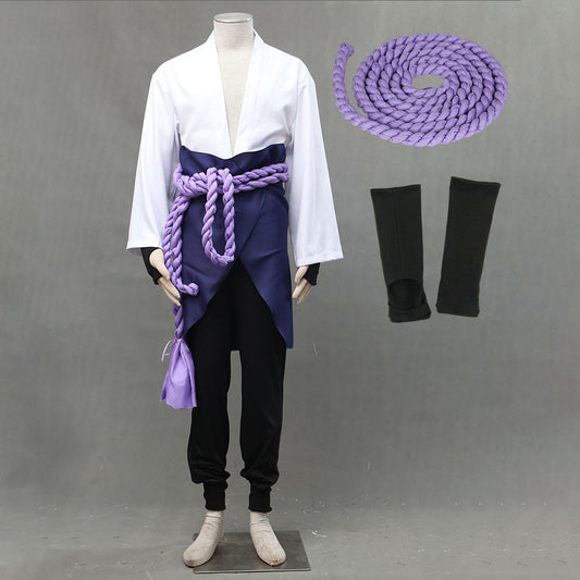 Anime Red-Eyed Avenger Ninja Snake Style Cosplay Outfit Costume for Men Kids product image 10