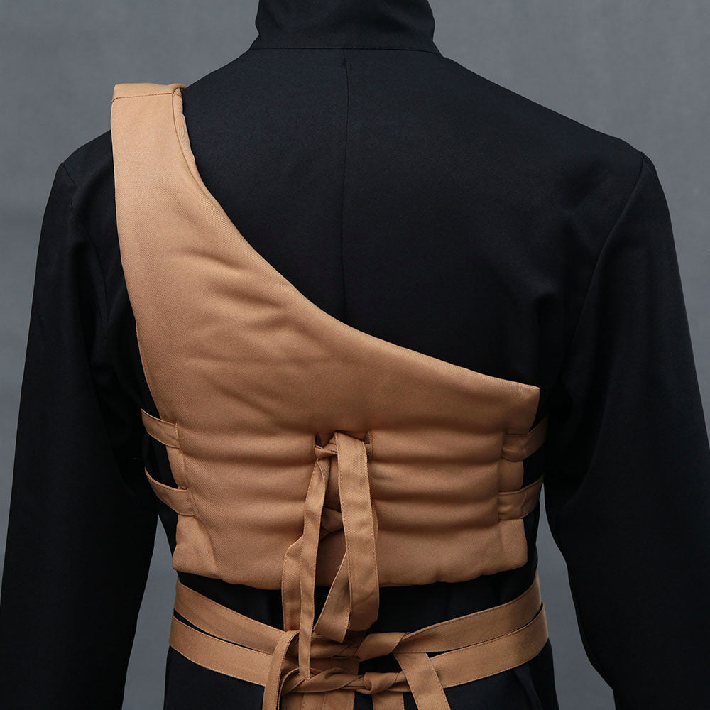 Anime Desert Village Sand Control Ninja Cosplay Black Costume Outfit for Men Kids product image 1