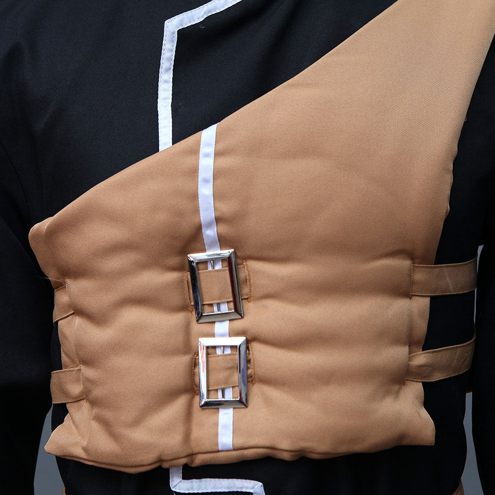 Anime Desert Village Sand Control Ninja Cosplay Black Costume Outfit for Men Kids product image 3