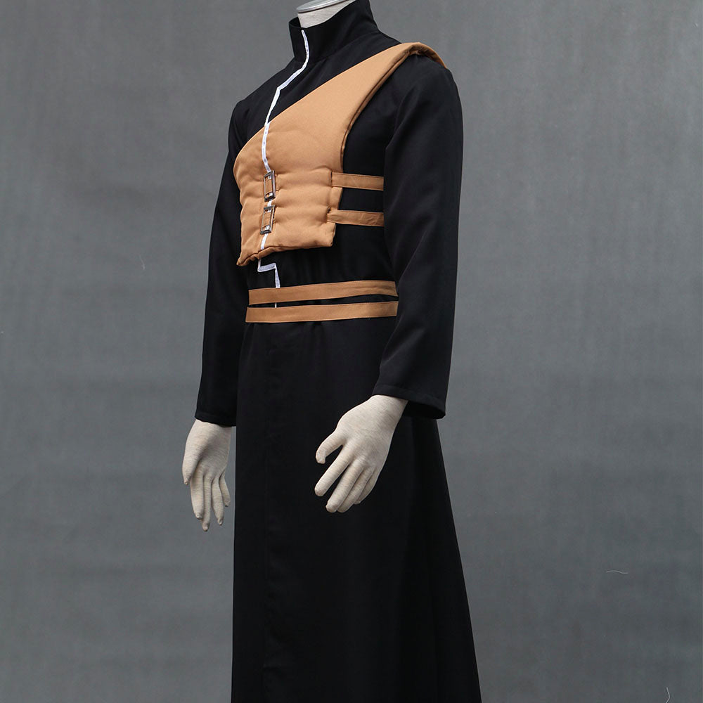 Anime Desert Village Sand Control Ninja Cosplay Black Costume Outfit for Men Kids product image 6