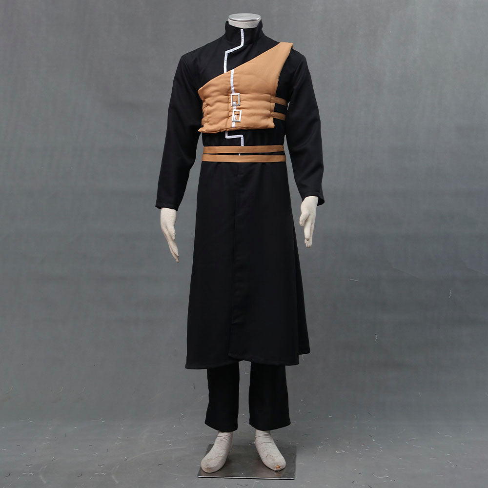 Anime Desert Village Sand Control Ninja Cosplay Black Costume Outfit for Men Kids product image 7