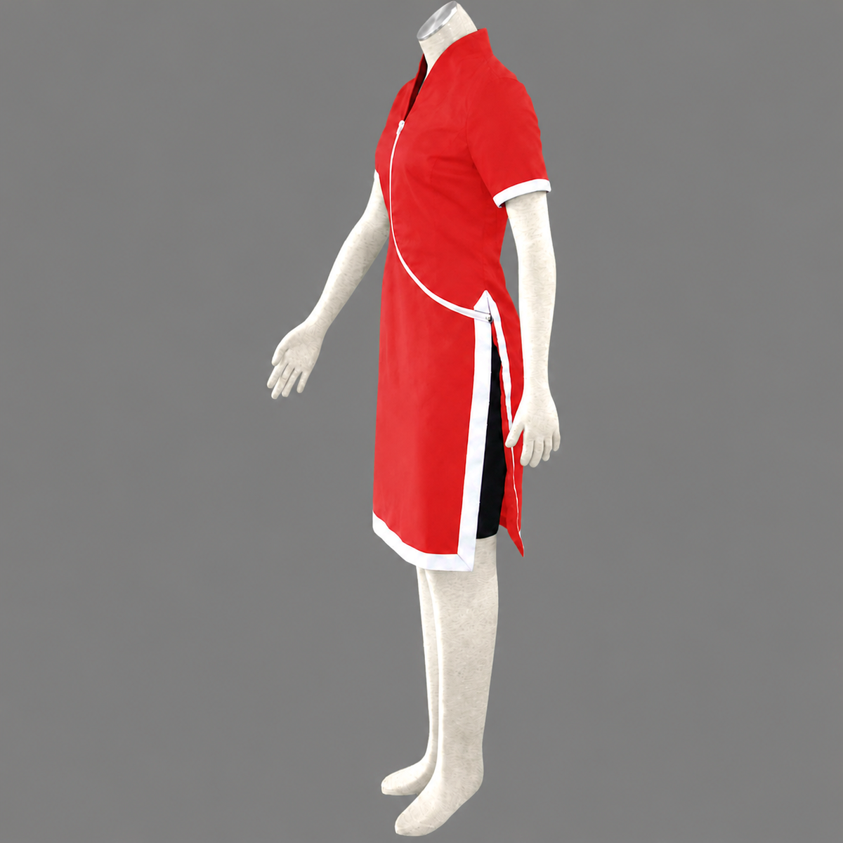 Anime Pink Cherry Blossom Medical Kunoichi Cosplay Costume for Women Kids product image 4