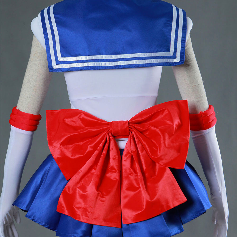 Anime Sailor Moon Tsukino Usagi Sailor moon Fighting Cosplay Costume with Accessories for Women Kids product image 3