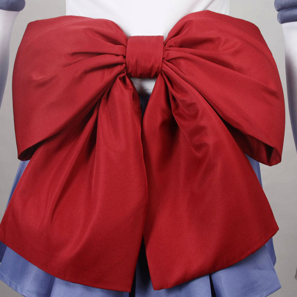 Anime Sailor Moon Tomoyo Hotaru Sailor saturn Fighting Cosplay Costume with Accessories Women Kids product image 1