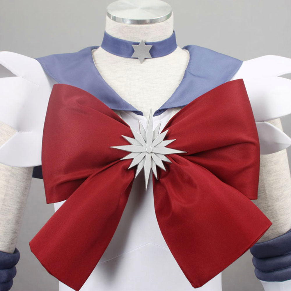 Anime Sailor Moon Tomoyo Hotaru Sailor saturn Fighting Cosplay Costume with Accessories Women Kids product image 2