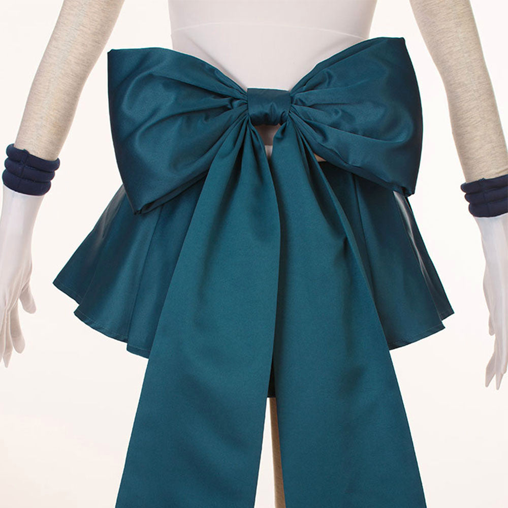 Anime Sailor Moon Tenou Haruka Sailor Uranus Fighting Deluxe Cosplay Costume for Women Kids product image 2