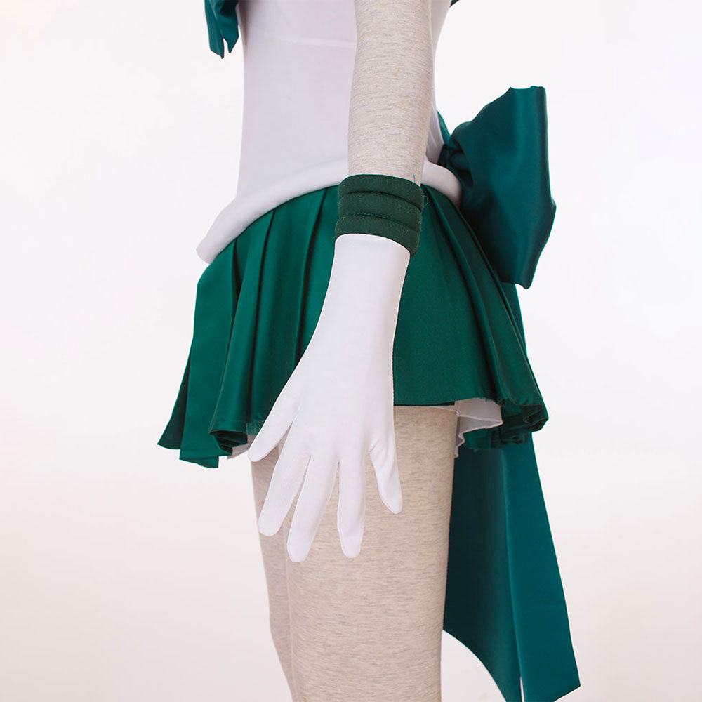 Anime Sailor Moon Kaiou Michiru Sailor neptune Fighting Deluxe Cosplay Costume for Women Kids product image 2