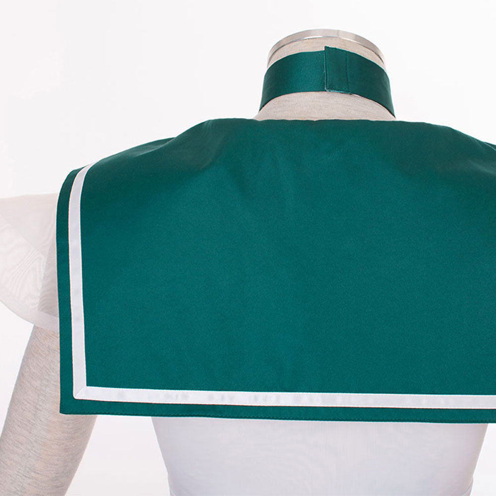 Anime Sailor Moon Kaiou Michiru Sailor neptune Fighting Deluxe Cosplay Costume for Women Kids product image 7