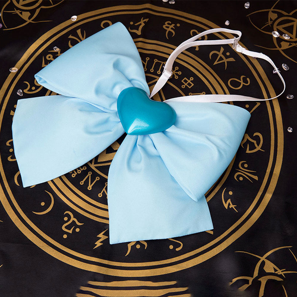 Anime Sailor Moon Mizuno Ami Sailor Mercury Fighting Deluxe Cosplay Costume for Women Kids product image 4