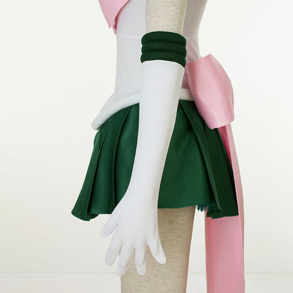 Anime Sailor Moon Kino Makoto Sailor Jupiter Fighting Deluxe Cosplay Costume for Women Kids product image 1