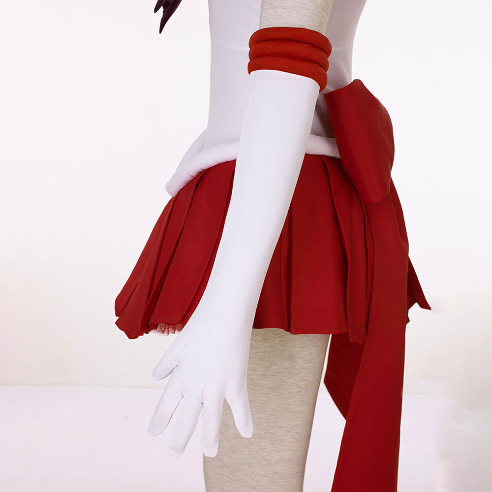 Anime Sailor Moon Heino Rei Sailor Mars Fighting Deluxe Cosplay Costume for Women Kids product image 1