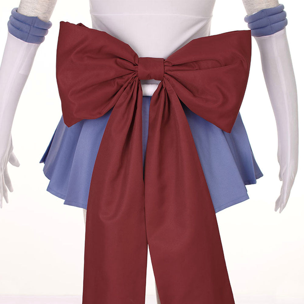 Anime Sailor Moon Tomoyo Hotaru Sailor Saturn Fighting Deluxe Cosplay Costume for Women Kids product image 3