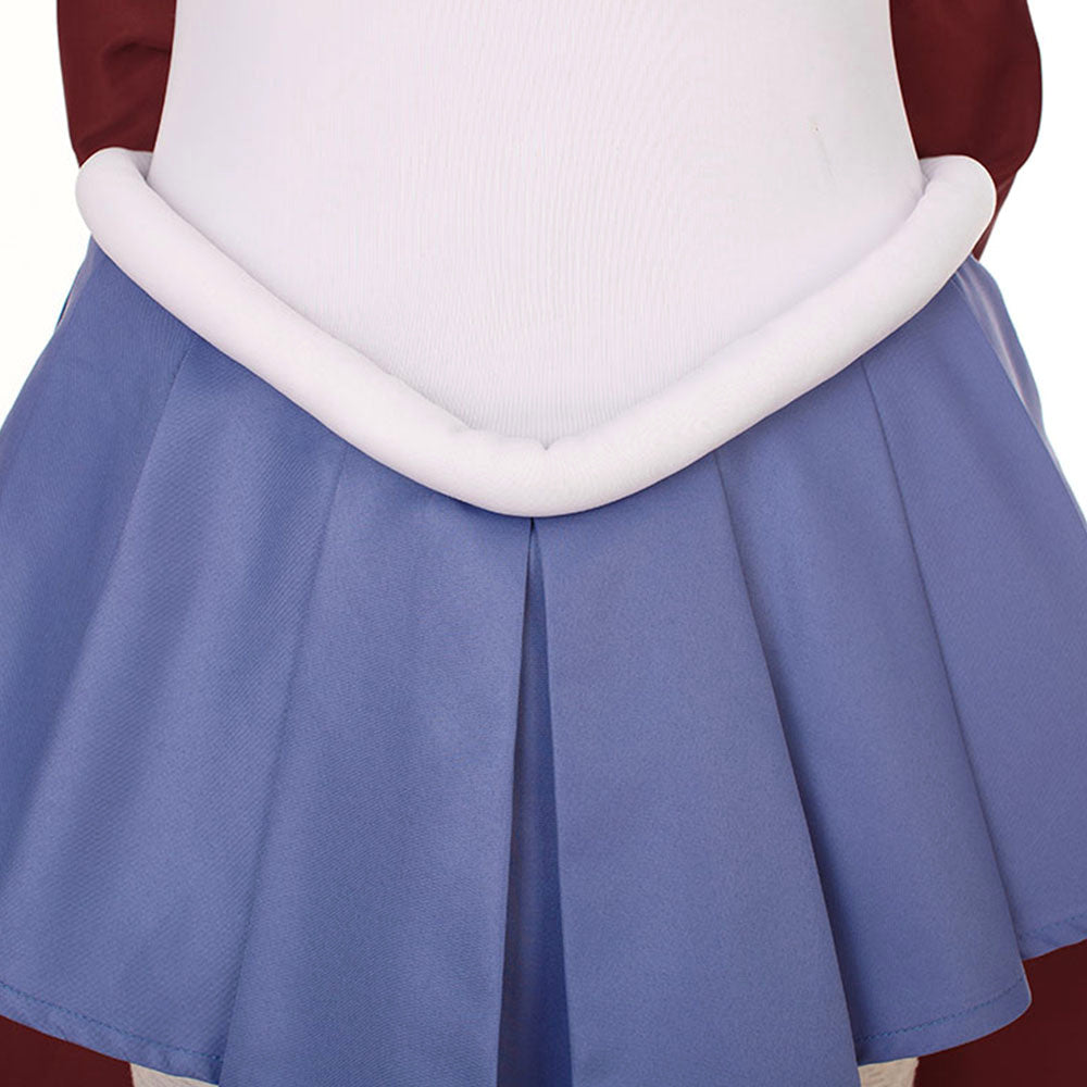 Anime Sailor Moon Tomoyo Hotaru Sailor Saturn Fighting Deluxe Cosplay Costume for Women Kids product image 9
