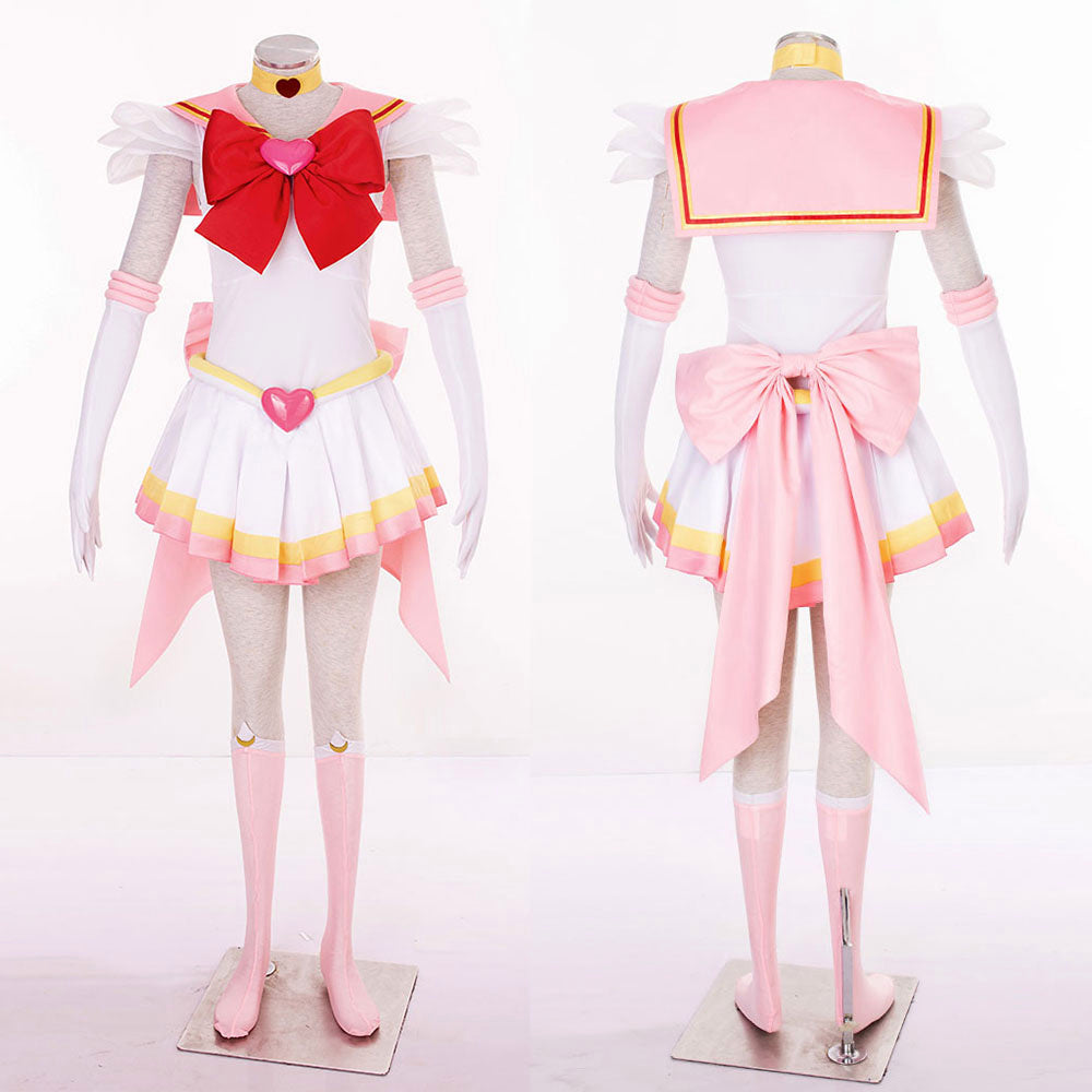Anime Sailor Moon Chibi usa Sailor chibi moon Fighting Deluxe Cosplay Costume for Women Kids product image 9