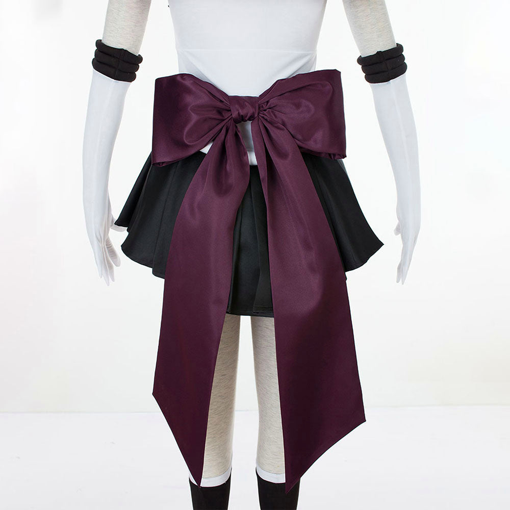 Anime Sailor Moon Mingou setsuna Sailor Pluto Fighting Deluxe Cosplay Costume for Women Kids product image 3