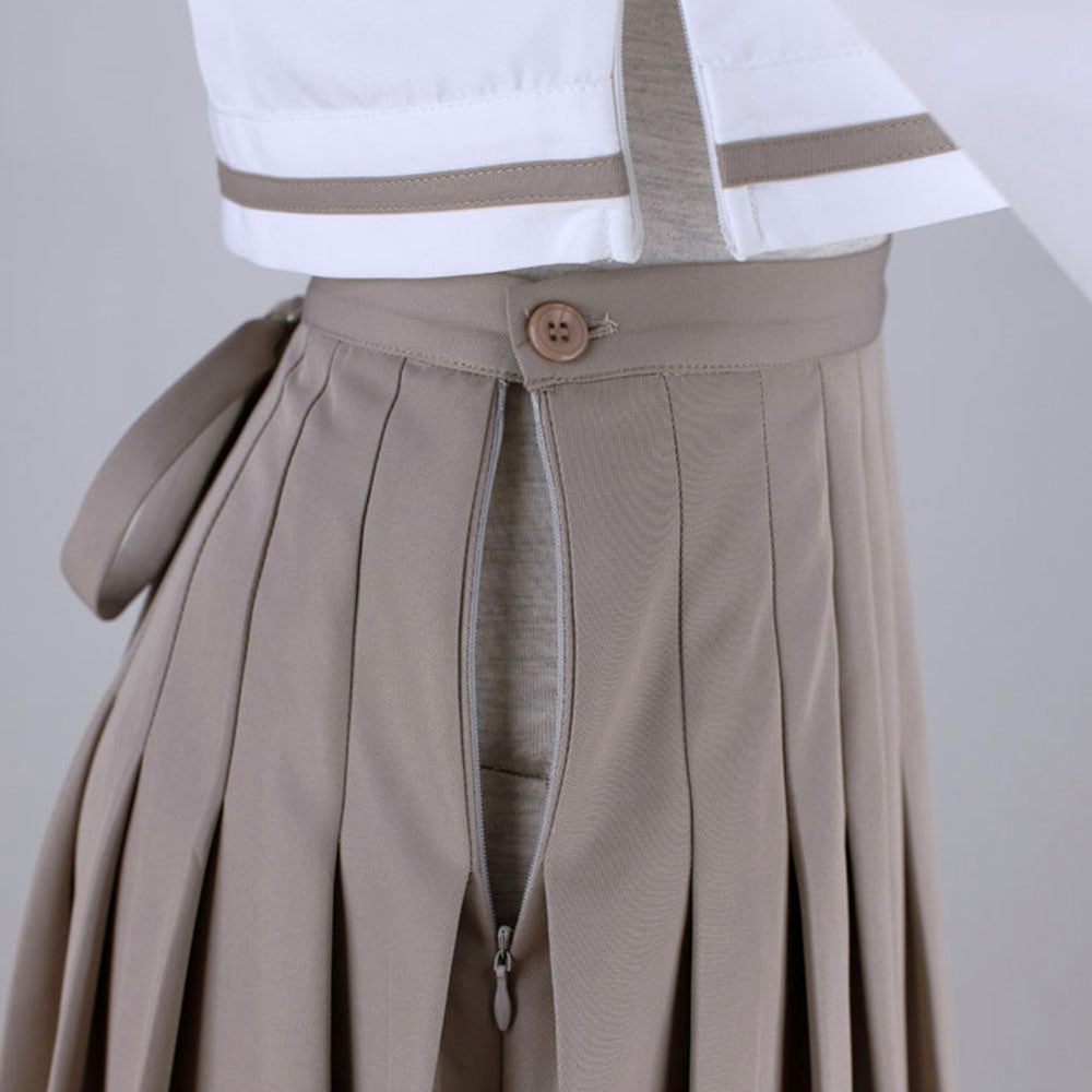 Anime Sailor Moon Kino Makoto Sailor Jupiter Cosplay School Uniform Costume product image 2
