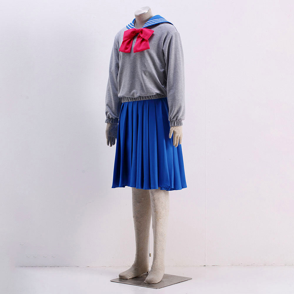 Anime Sailor Moon Mizuno Ami Sailor Mercury Cosplay School Uniform Costume product image 4