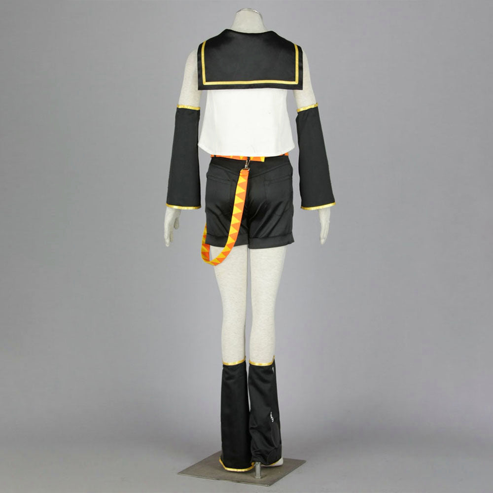 Virtual Popstar Golden Twin Girl Idol Cosplay Costume with Accessories For Women Kids product image 7