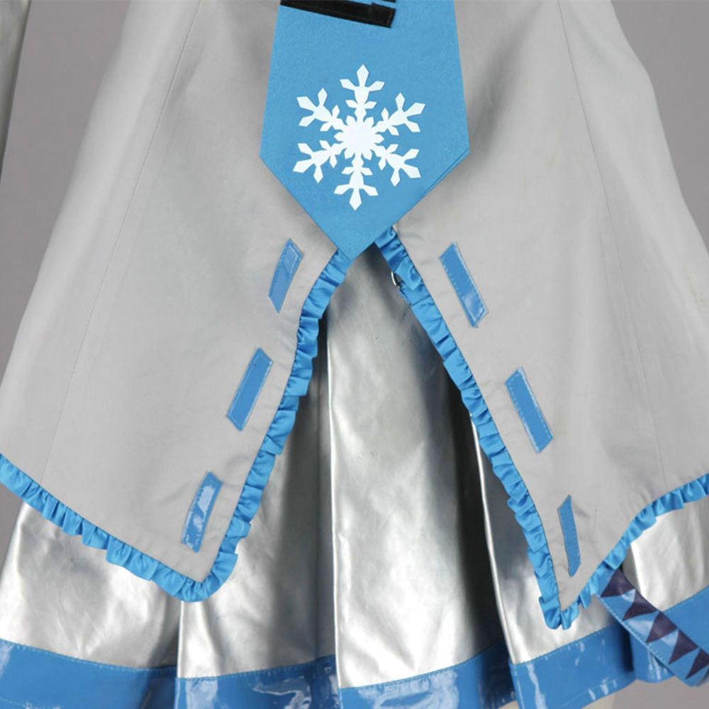 Virtual Popstar Cyan Twin-Tailed Snowy Diva Cosplay Costume with Accessories For Women Kids product image 8