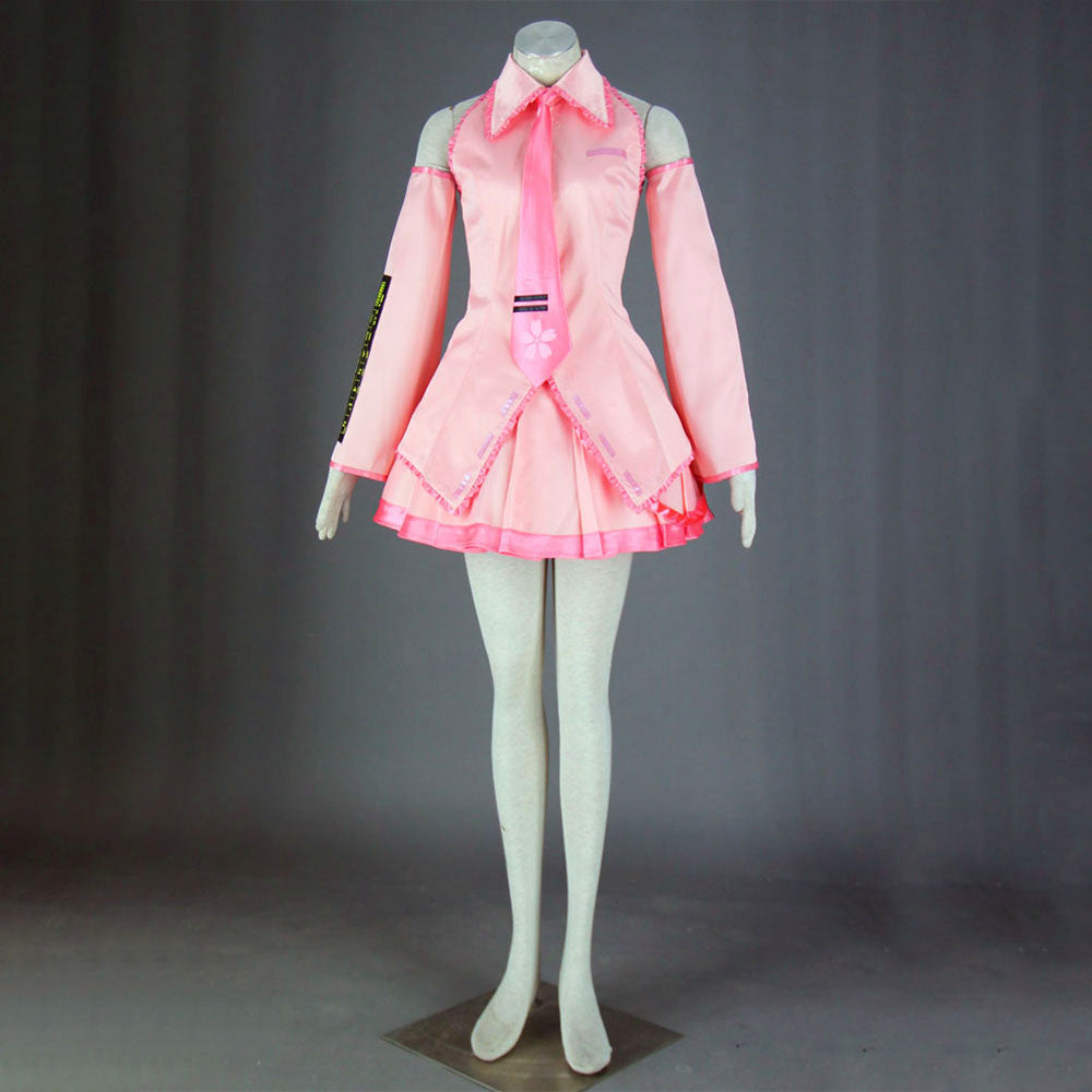 Virtual Popstar Cherry Blossom Pink Diva Cosplay Costume with Accessories For Women Kids product image 10