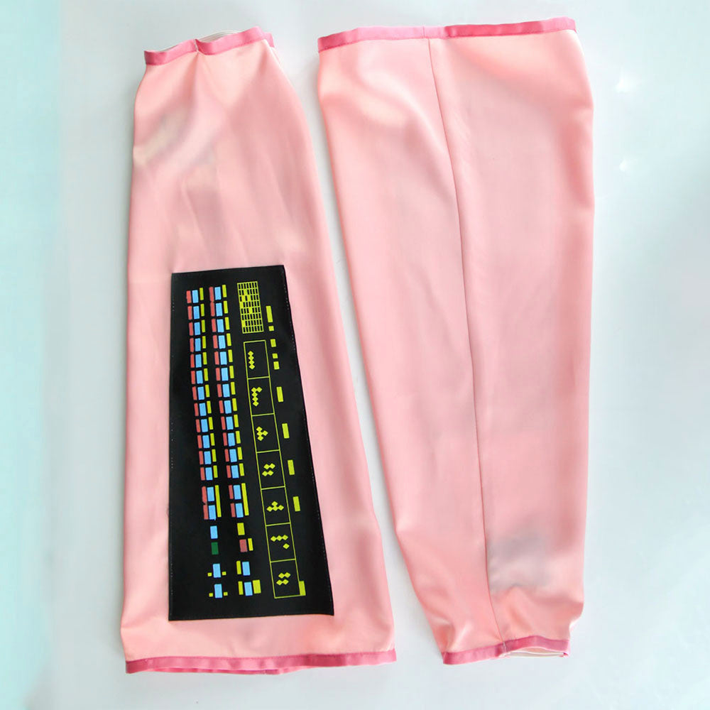 Virtual Popstar Cherry Blossom Pink Diva Cosplay Costume with Accessories For Women Kids product image 4