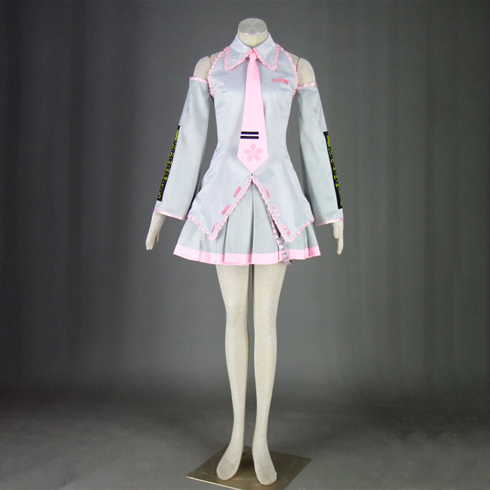 Virtual Popstar Cyan Twin-Tailed Spring Diva Cosplay Costume with Accessories For Women Kids product image 10
