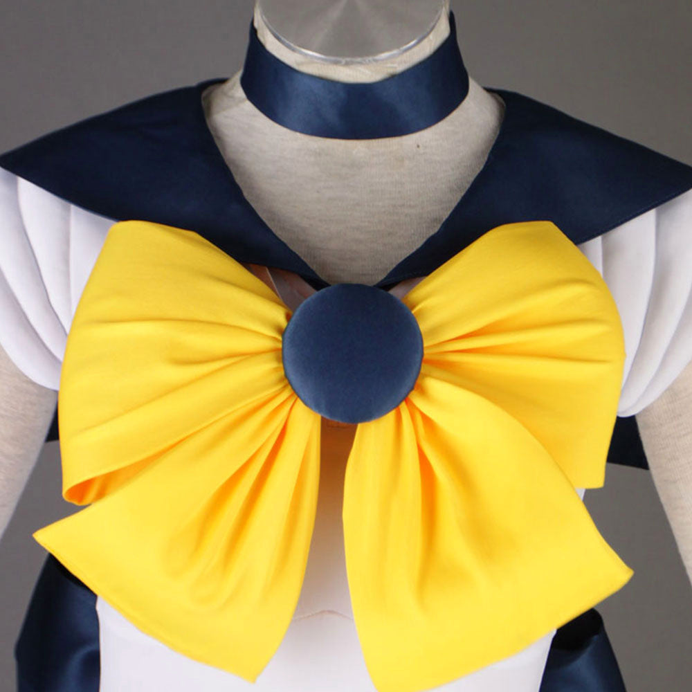 Anime Sailor Moon Tenou Haruka Sailor Uranus Fighting Cosplay Costume with Accessories for Women Kids product image 8