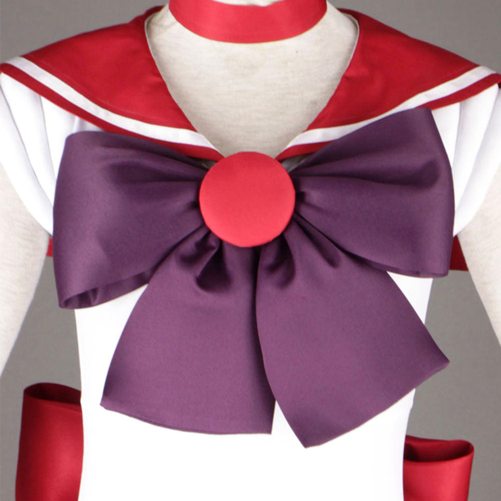 Anime Sailor Moon Heino Rei Sailor Mars Fighting Cosplay Costume with Accessories for Women Kids product image 6