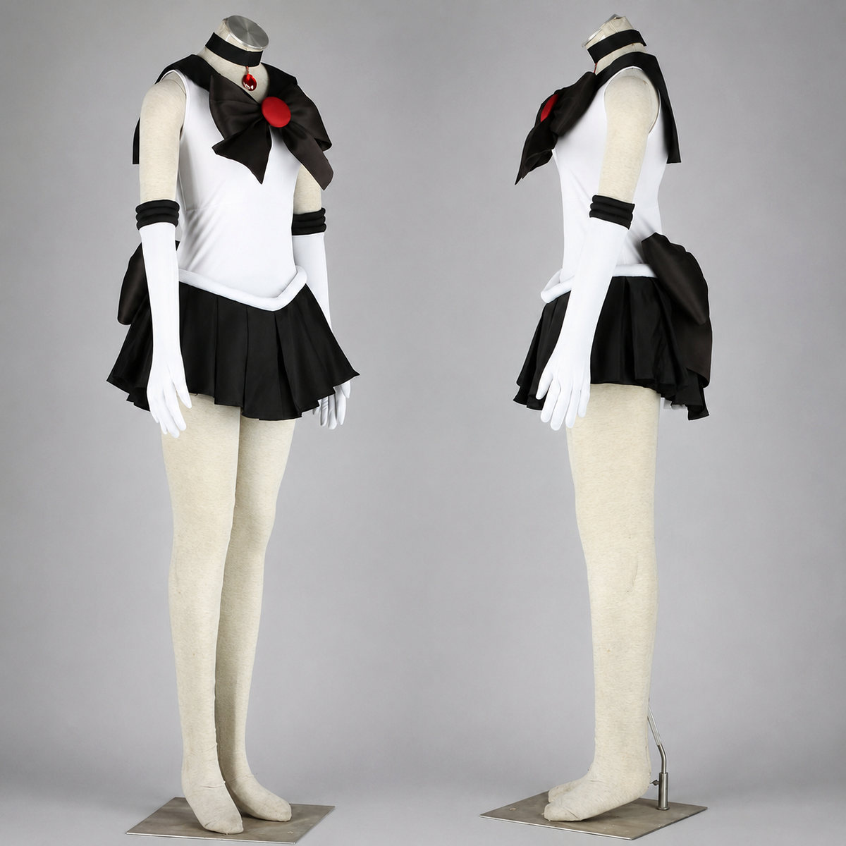 Anime Sailor Moon Mingou setsuna Sailor pluto Fighting Cosplay Costume with Accessories for Women Kids product image 8