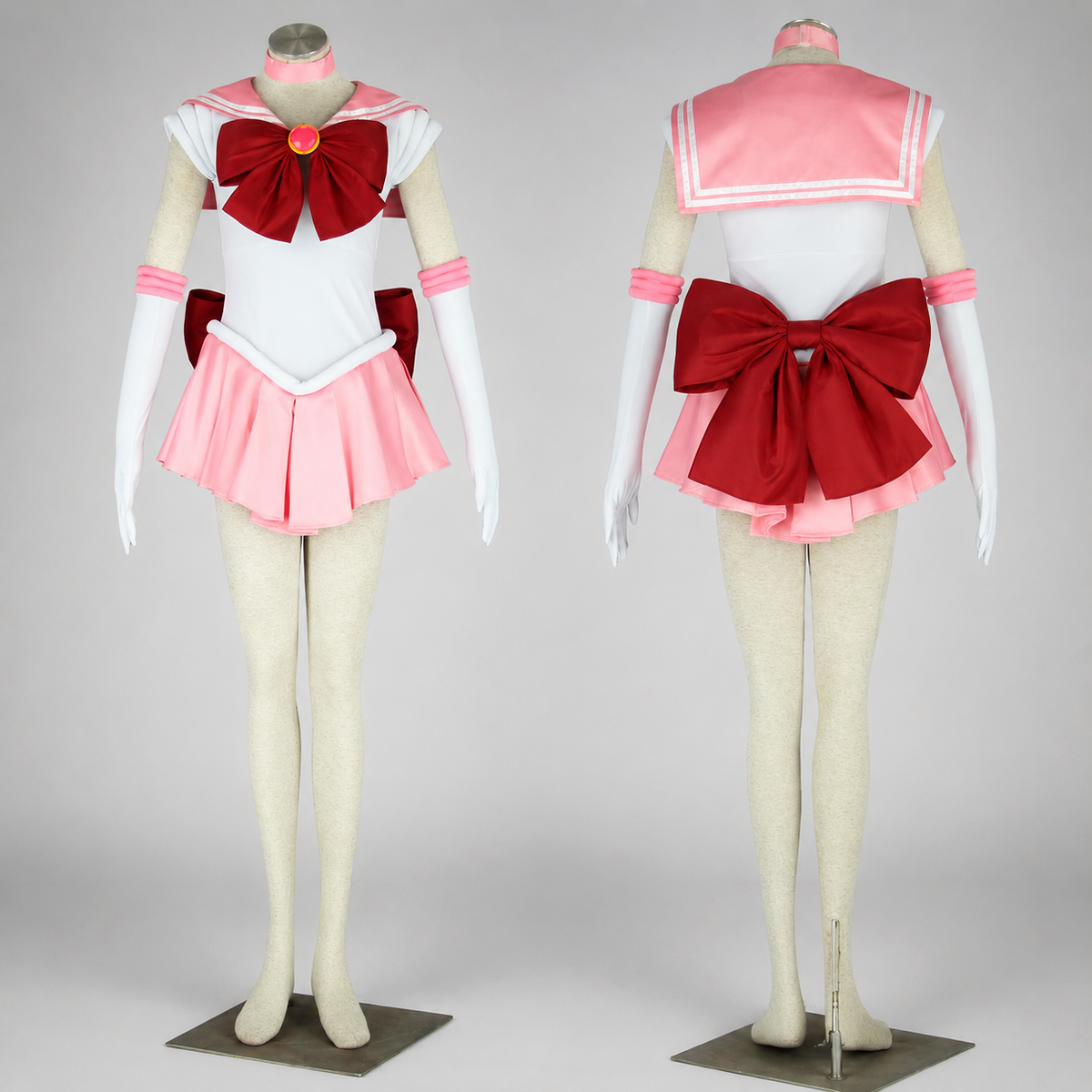 Anime Sailor Moon Chibi usa Sailor chibi moon Fighting Cosplay Costume with Accessories for Women Kids product image 8