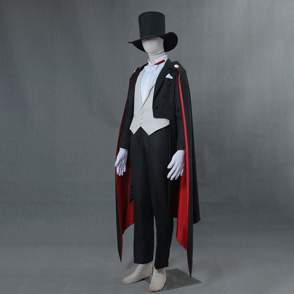 Anime Sailor Moon Tuxedo Mask Chiba Mamoru Cosplay Costume with Accessories for Men Kids product image 10