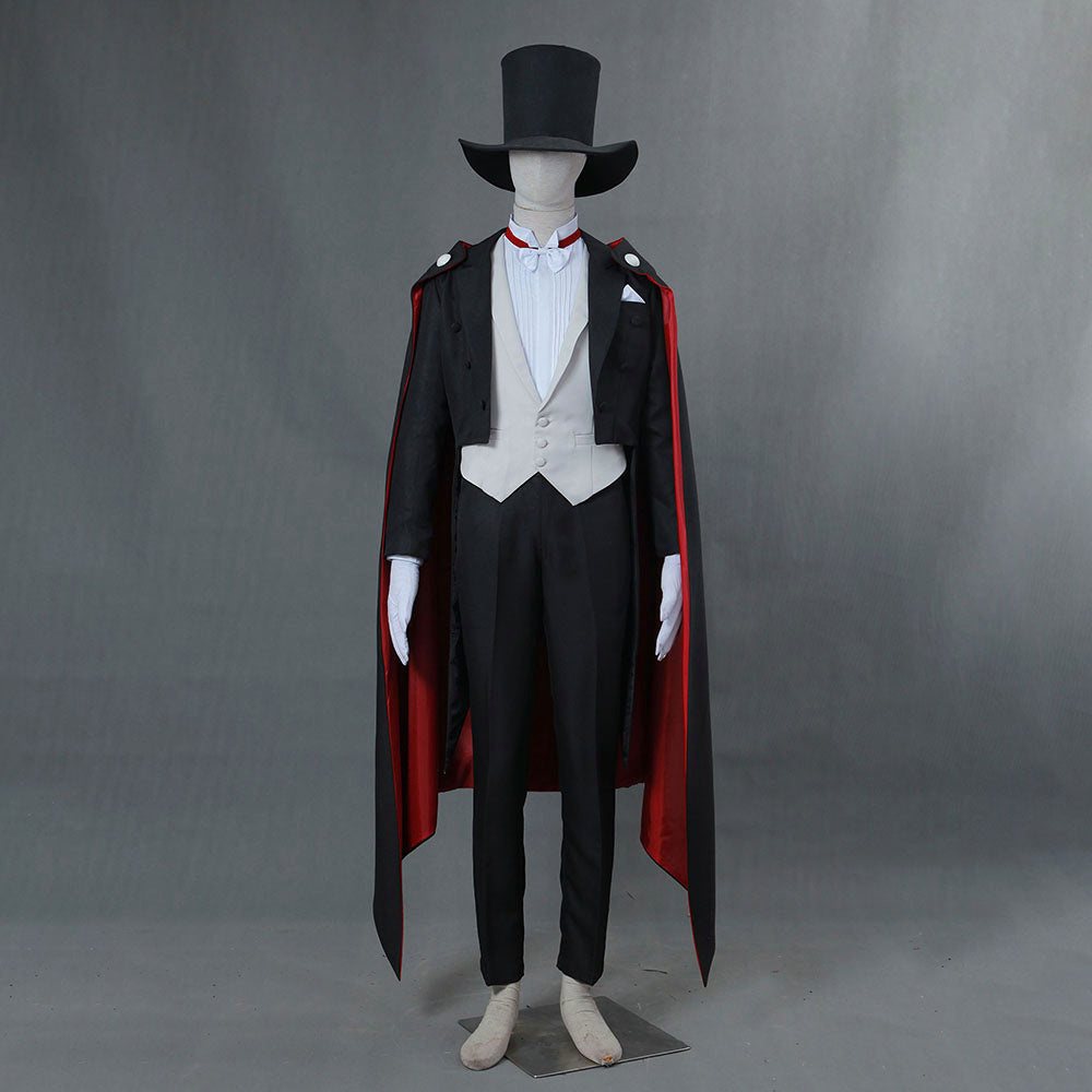 Anime Sailor Moon Tuxedo Mask Chiba Mamoru Cosplay Costume with Accessories for Men Kids product image 11