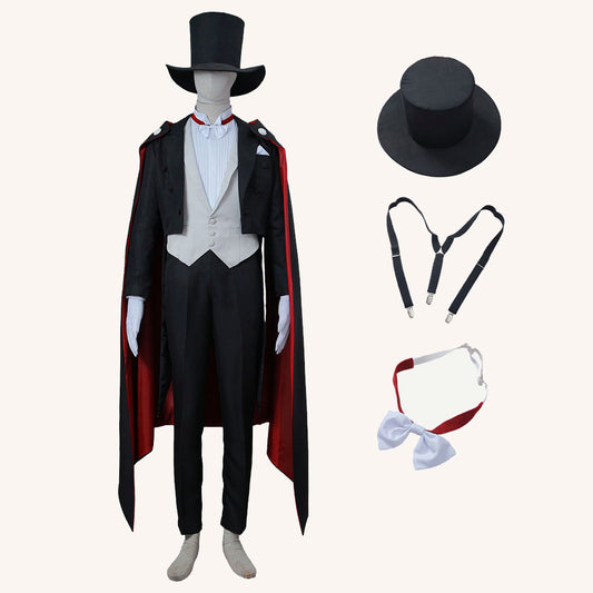 Anime Sailor Moon Tuxedo Mask Chiba Mamoru Cosplay Costume with Accessories for Men Kids product image 12