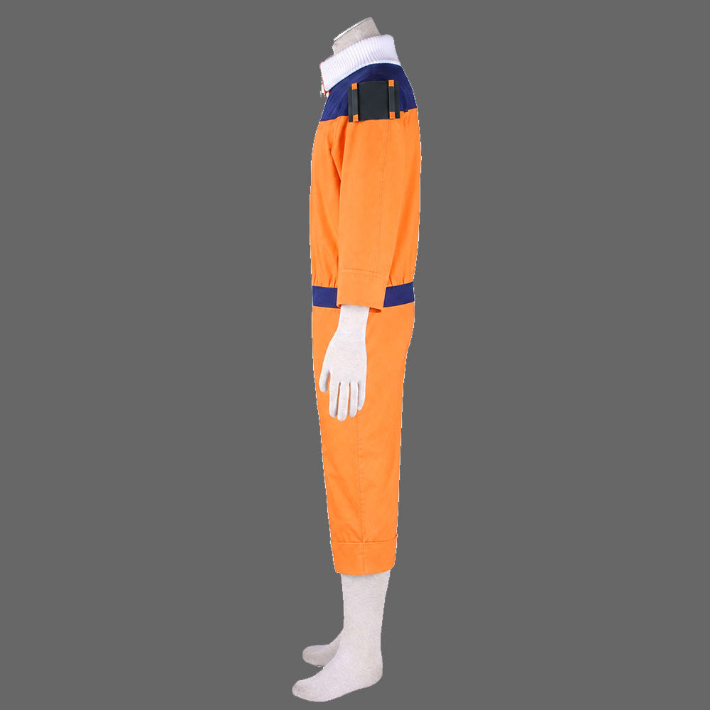 Naruto Uzumaki classic orange cosplay costume side view